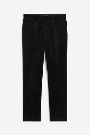 H&M Cordhose in Slim Fit - Schwarz
