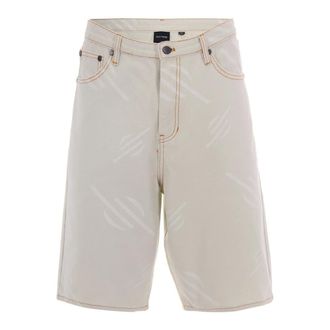 Daily Paper Clothing Denim Shorts, male, Beige, Size: S Denim Shorts