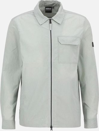 Barbour Mens Barbour International Rosso Ripstop Overshirt GY33 Mineral Grey - Size: 42/Regular