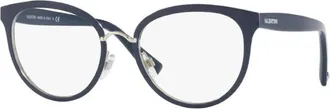 Valentino Ladies Black Browline Eyeglass Frames VA1004 3010