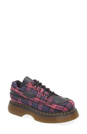 Dr. Martens Buzz 5i Mixed Media Platform Sneaker in Black+Pink at Nordstrom Rack, Size 7Us/ 5Uk