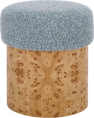 Safavieh Couture Tobianna Boucle & Burl Ottoman