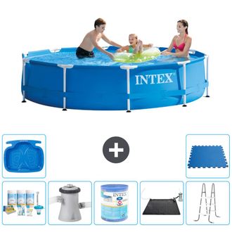 Intex Piscina Con Estructura Redonda - 305x76 Cm - 7-piezas S41504