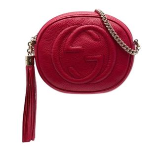 Gucci Pre-owned Leather gucci-bags - Dames - Pre-owned - Rood - Maat: ONE Size Leer