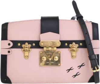 Louis Vuitton Tweedehands leren Louis Vuitton tassen - Dames - Vintage Schoudertas - Zwart - ONE Size - Leer - Vintage