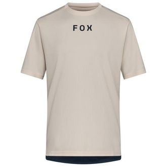 Fox Ranger S/S Jersey Wordmark Velotrikot f&uuml;r Herren | grau