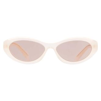 Prada Light Brown Oval Ladies Sunglasses PR 26ZS 12V4I2 55
