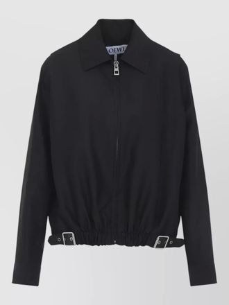 Loewe jacket belted long sleeves point collar