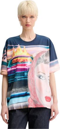 Sunnei Sunnei, Dames, Tops, Veelkleurig, Maat: XS Polyamide