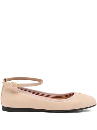 Bally Ysla ankle-strap ballet flats - Neutrals