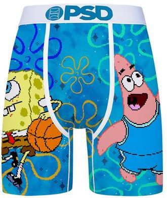 PSD Mens PSD Graphic Briefs - Blue/White Size XL