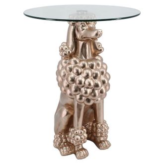 Richmond Interiors Design Beistelltisch Poodle ø 48.5 x 64 cm