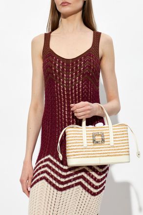 Roger Vivier Handbag With Shimmering Appliqu&eacute;s, Womens, Cream