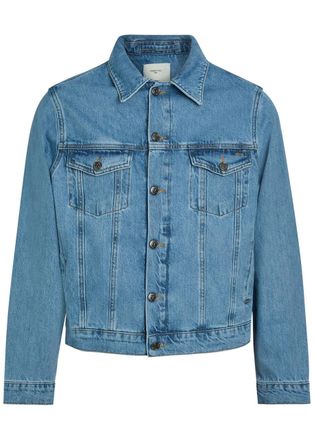 Percival Western Denim Jacket - Light Blue - XL