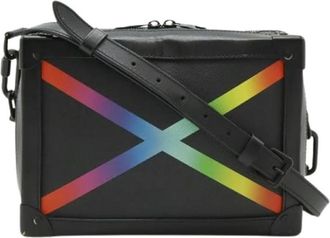 Louis Vuitton Pre-owned Vintage Pochette Schoudertas - Dames - Vintage Schoudertas - Zwart - ONE Size - Leer - Vintage