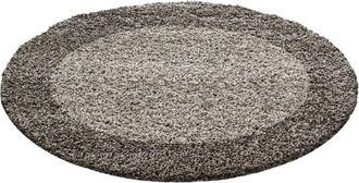 Nazar Rugs Alfombra shaggy bicolor para sal&oacute;n Topo-200x200