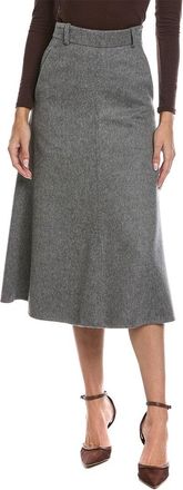 Brunello Cucinelli Wool Midi Skirt