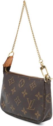 Louis Vuitton Clutches - 2005 Monogram Mini Pochette Accessoires - Gr. unisize - in Braun - für Damen