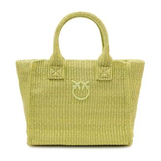 Pinko Beach Shopper Mini - Dames - Shoppers - Groen - ONE Size - Tassen