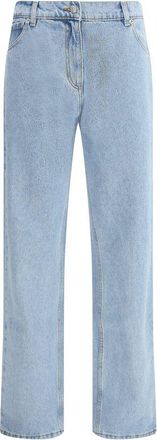 Magda Butrym Womens Light Blue Denim Jeans Cotton - Size EU 34 (Womens)