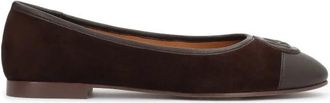 Kazar Klassieke Ballerina - Dames - Ballerinas - Bruin - 35 EU - Leer - Schoenen