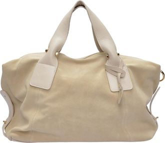 Anna Luchini Beige Rundleer Tas