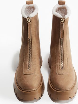 H&M Boots mit warmem Futter - Beige