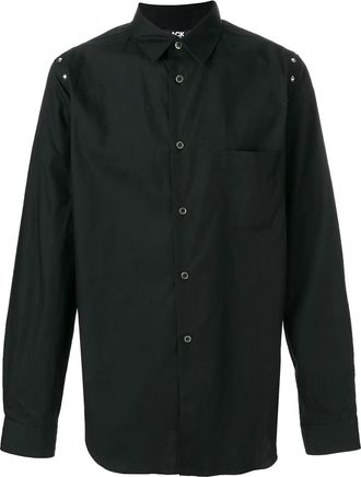 Comme Des Garçons Camicia con borchie - Nero