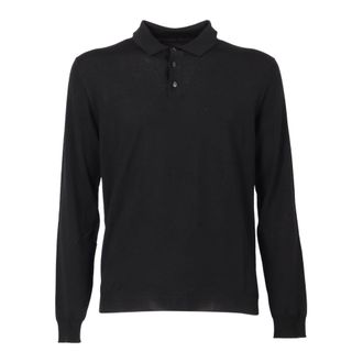 Slowear Polo Shirts, male, Black, Size: 3XL Polo ML