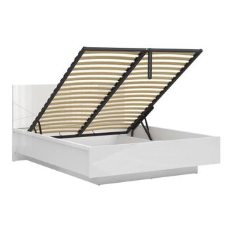 Petits Meubles Cama canap&eacute; 160x200 somier incluido paneles de madera revestidos