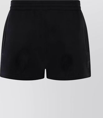 Alexander Wang logo terry mini shorts
