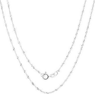 A&M Sterling Silver Singapore Chain Necklace at Nordstrom Rack, Size 24
