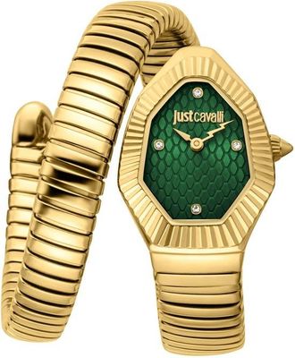 Just Cavalli Ondina Green Dial Ladies Watch JC1L430M0035