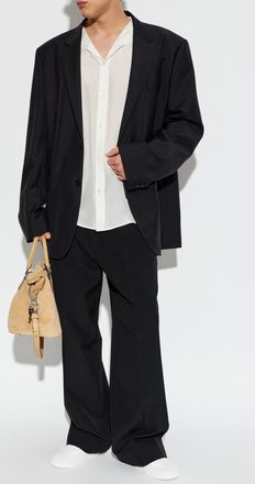 Maison Margiela Silk Shirt, Mens, Cream