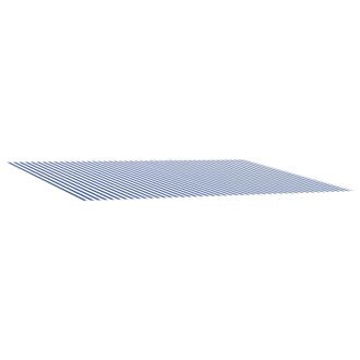 vidaXL Tela De Repuesto Para Toldos Azul Y Blanco 300 X 200 Cm Vidaxl