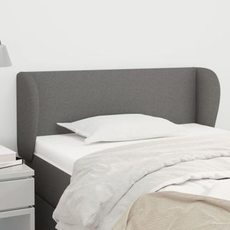 vidaXL Cabecero De Tela Gris Oscuro 93x23x78/88 Cm Vidaxl