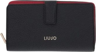 Liu Jo Accessoires, Dames, Zwart, ONE Size, Leer, Caliwen Wallet