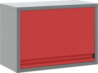 vidaXL Armadio Per Attrezzi Rosso E Grigio 50 X 25 X 35 Cm Vidaxl