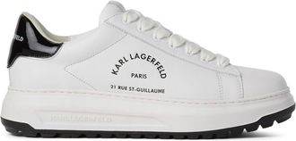 Karl Lagerfeld Rue St-Guillaume Kapri Lug sneakers - men - Calf Leather/Polyurethane/Calf Leather/Polyethylene vinyl acetate (PEVA) - 41 - White