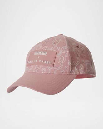 Mackage x Roller Rabbit Logo-Patch Baseball Hat