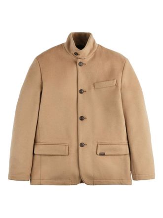Fay Jack met kraag en knopen - Beige