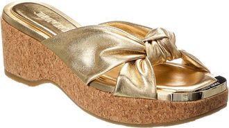 Jimmy Choo London Avenue 50 Leather Sandal