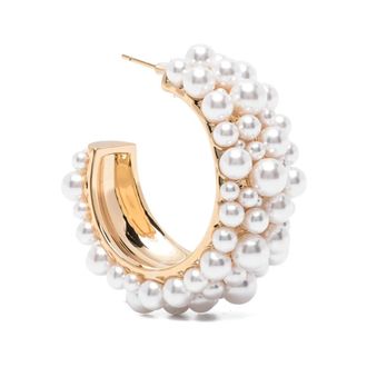 Self Portrait Pf 26-610E-Gd Oorbellen - Dames - Oorbellen - Geel - ONE Size - Accessoires