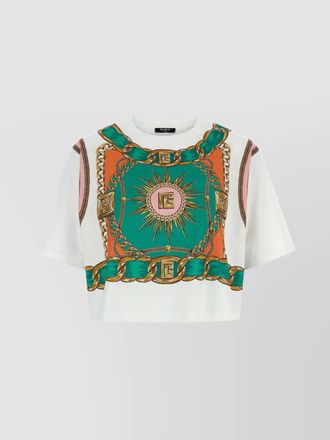 Balmain printed t-shirt