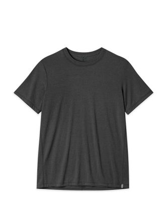 Stio | Mens Divide Tee Shirt Short Sleeve, Size Extra Large in Abyss Heather | Cotton