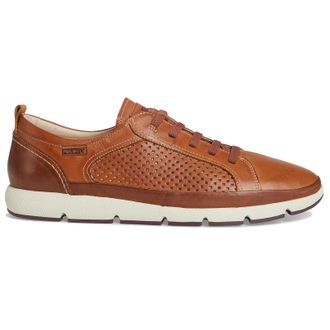 Pikolinos Fuencarral M4A-6376C1 Leather Mens Fashion Trainers - Brandy - Size:UK 10.5-11