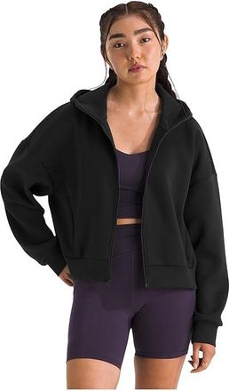 The North Face Jaida Full Zip Hooded Jacket Womens Coat TNF Black : 2XL, Elastane/Polyester