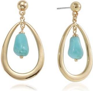 Ettika Stone Teardrop Earrings in Turquoise at Nordstrom Rack