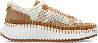 Chlo&eacute; Nama Sneaker - Dames - Sneakers - Bruin - 39 EU - Leer - Schoenen