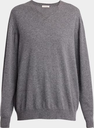 The Row Ligeia V-Neck Cashmere Sweater